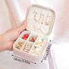 Portable Jewelry Box European Princess Korean Small Travel Handmade Jewelry Bag Earring Ring Small Storage Box