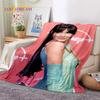 3D Cute Aitana Spanish Singer Soft Blankets,Keep Warm Throw Blanket Comfortable Blanket for Picnic Beds Sofa Home Bedroom Gifts