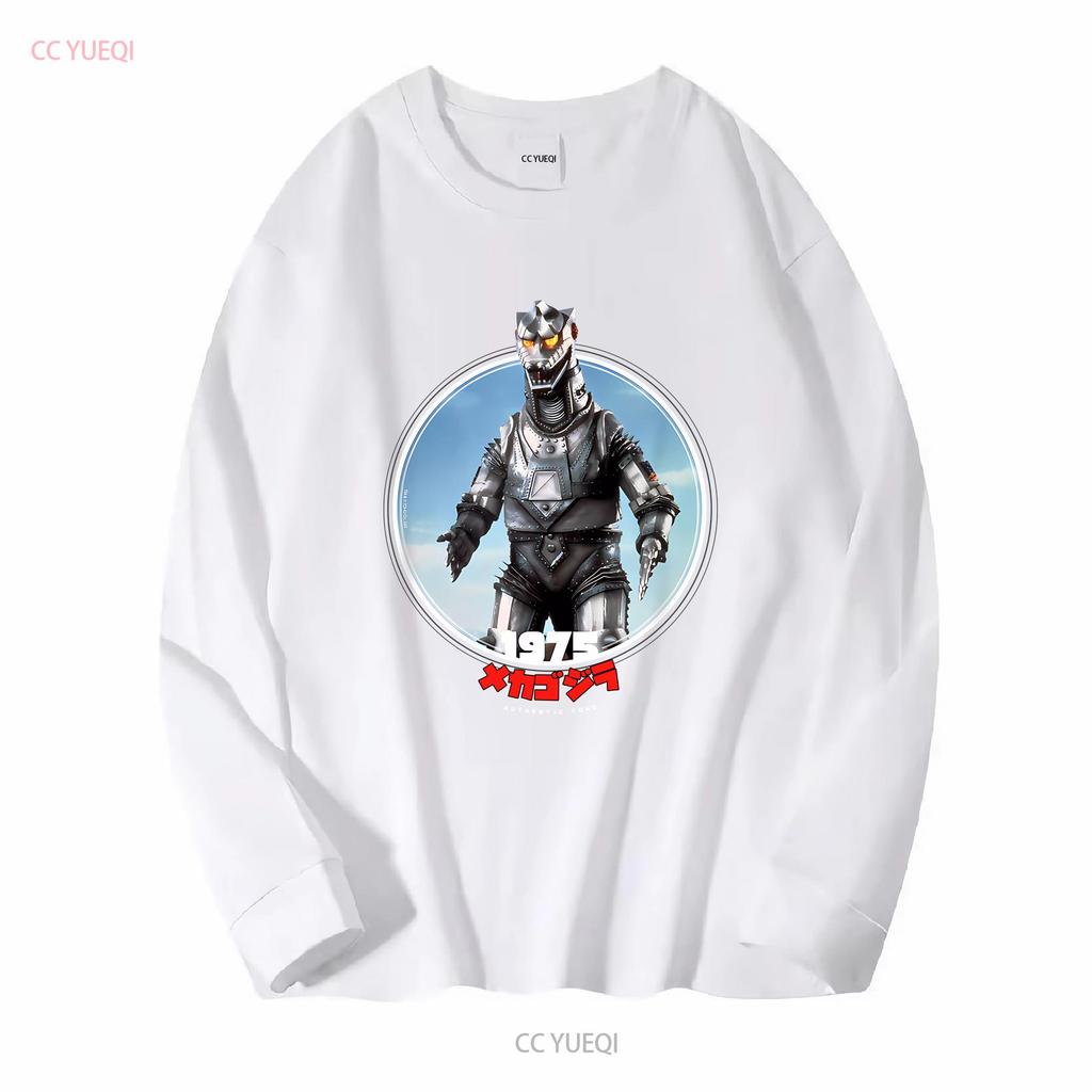 Mechagodzilla 1975 Icons of Toho T Shirt Long or Short Sleeves Vintage Washed Versatile Fashion Stylish Homme Slightly