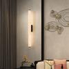 Spanish Marble LED Wall Light Gold Black Copper Indoor Living Room Bedroom Stairs Hotel Sconce 25/30/40/50/60cm Wall Lamp