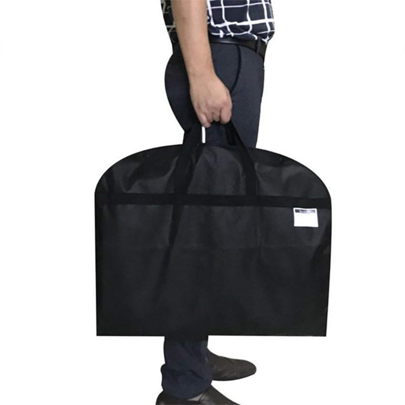 Clothing Dust Cover Non-Woven Home Moisture-Proof Wardrobe Hanging Clothes Storage Bag Suit Dress Clothes Dust Cover