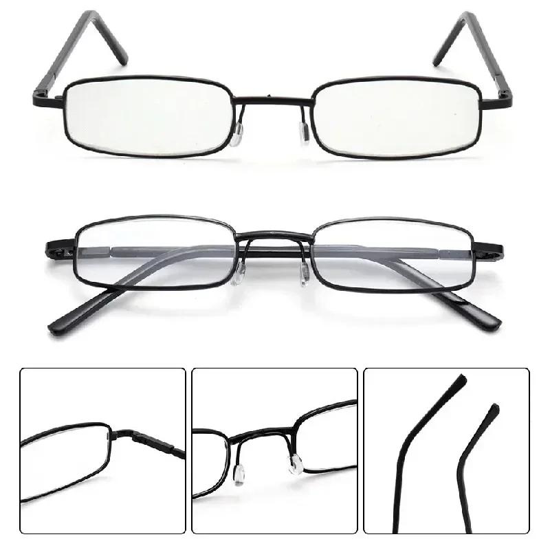 Fashionable Ultra Light Mini Presbyopia Glasses With Box Portable Personalized Men Women Anti-Blue Light Eyeglasses +1.0 To +4.0