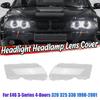 Right Car Headlight Lens Cover Lens Head Light Shell Cover For BMW E46 3-Series 4-Doors 320 325 330 1998-2001