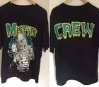 Misfits Creature Band Black Lagoon Black 2 Side Black Unisex Tshirt S