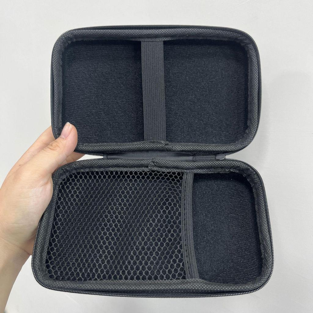 EVA Portable Hard Drive & Earphone Storage Bag with Multifunctional Cable and Tool Compartments