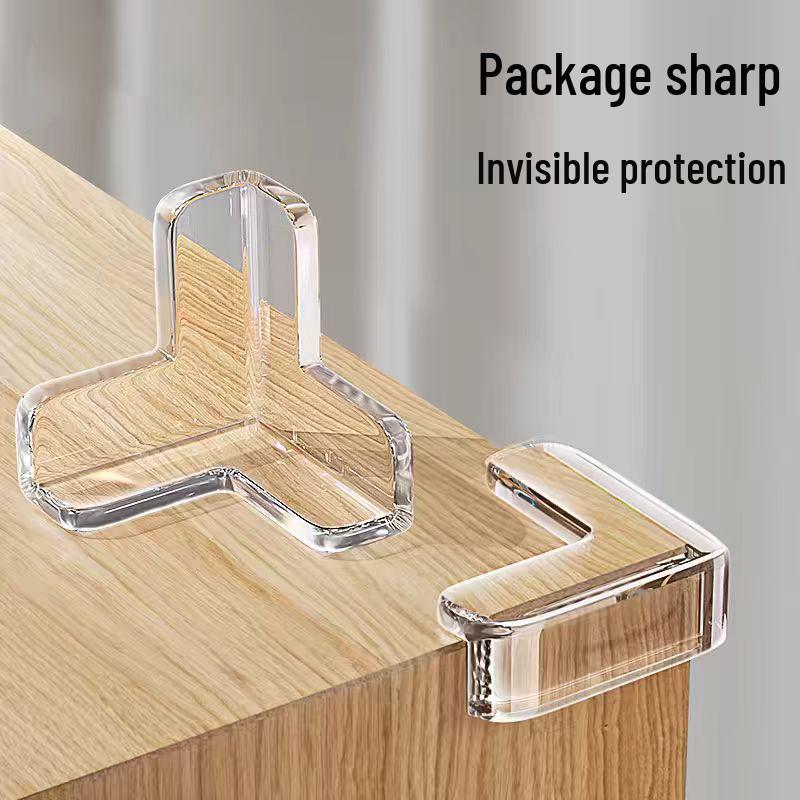Children's Transparent Silicone Corner Protectors - Cute Anti-Bump Table Padding