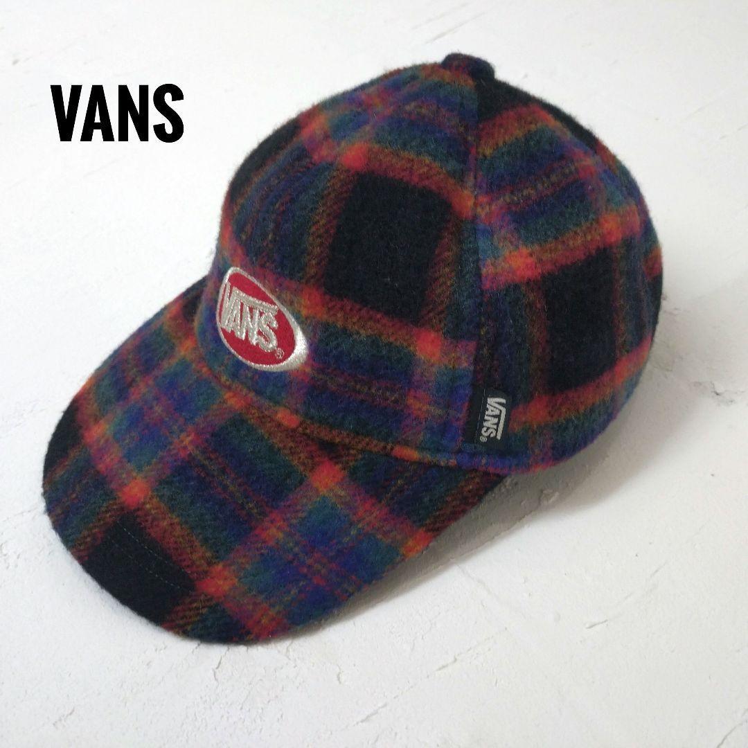 Used [Rare] VANS Vans Wool Check Cap Made in Japan