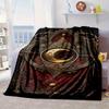 Pentagram And Moon Artwork Blanket Flannel Blanket Throw Blanket Sofa Cover Blanket Soft Premium Blanket Picnic Blanket Tv Blanket Gifts