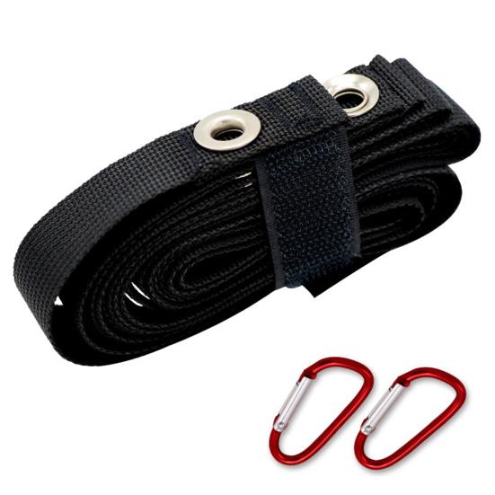 Nylon Extension Cord Good Load-bearing Wear Resistant Fasten Tape Design Easy To Install with Holes Multifunction Camping Nylon Extension Cord Rope