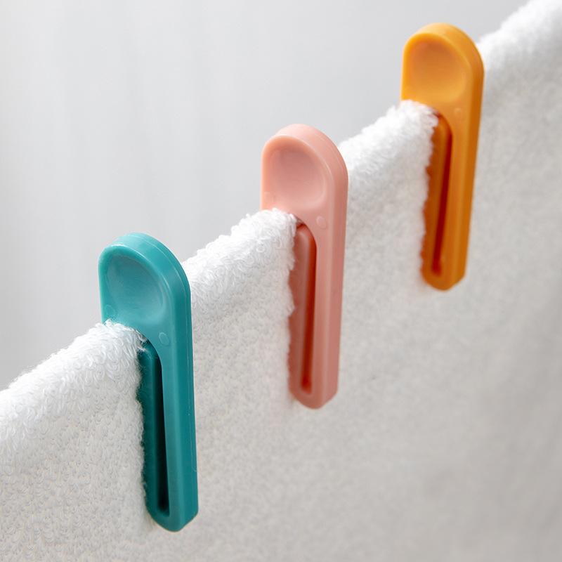 10pcs Windproof Multi-Purpose Drying Clips-Durable Plastic Clothespins for Hanging Face Towels,Socks&Laundry-Space-Saving Design