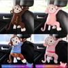 Cartoon Plush Monkey Tissue Box - Cute Car Hanging Pull-Out Cover