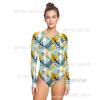 Womens Quick-Dry UV Protection Digital Print Wetsuit Snorkeling Surfing Swimming Water Sports