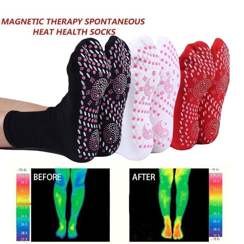 Self Magnetic Heating Socks Anti Fatigue Skiing Winter Warming Biking Gifts