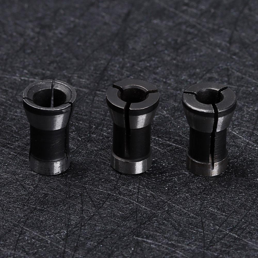 1-3Pcs Durable Engraving Trimming Machine Router Collets Set Chuck Collet