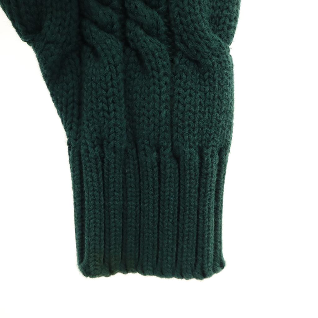 GAP 90s Old Long sleeve Turtleneck Cable sweater M Deep green knit Men's Used