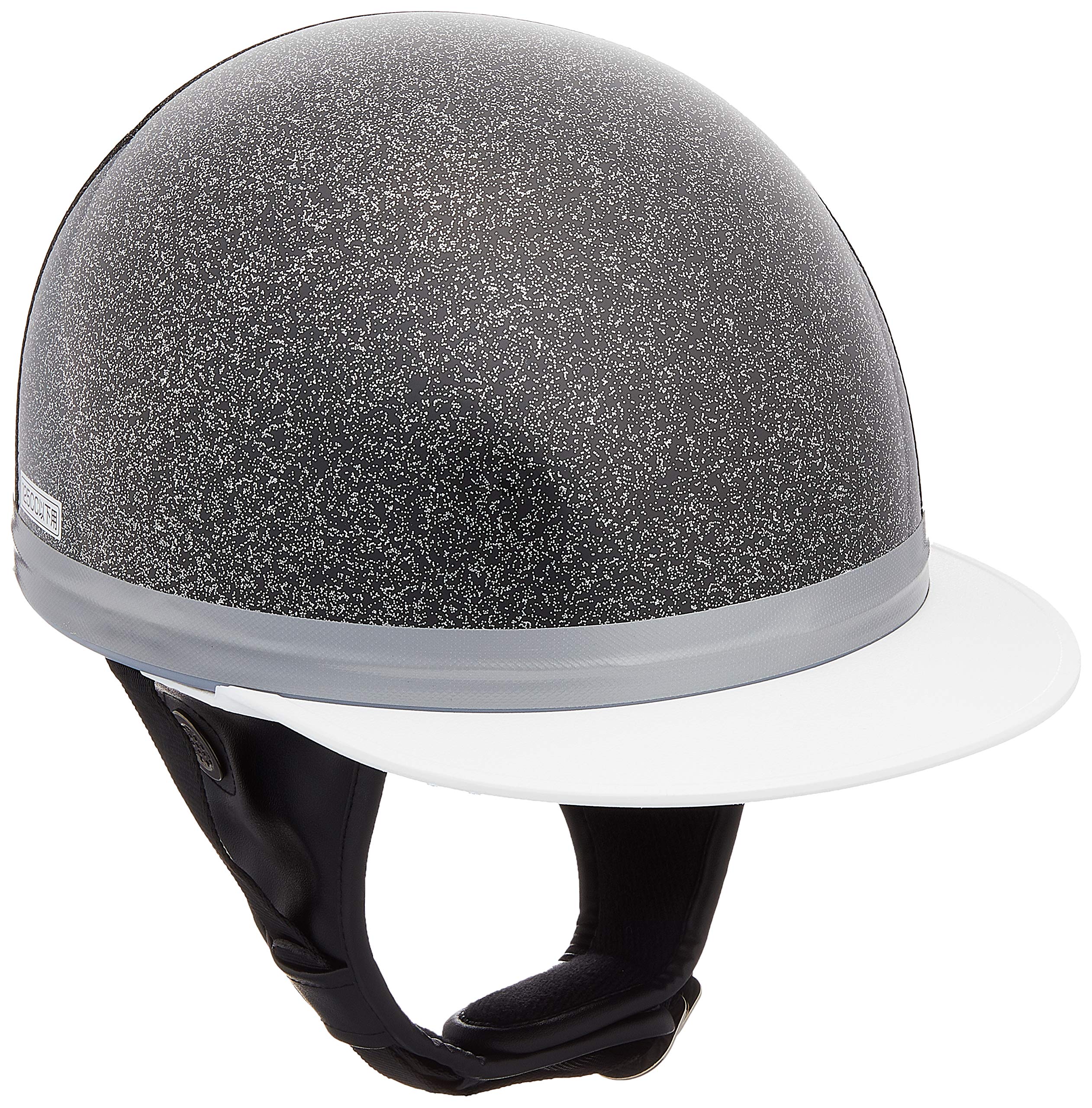 

Bike Parts Center Half Helmet, Cork Type, Black Glitter, One Size Fits Most (Head Circumferences 57cm - Under 60cm), 700107