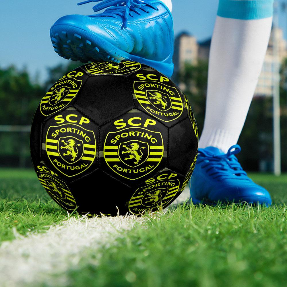 1pc Sporting CP Soccer Ball Size 5 Indoor Soccer Ball Fashion Colorful Backyard Game - Great For Sports Fans Gift HE110
