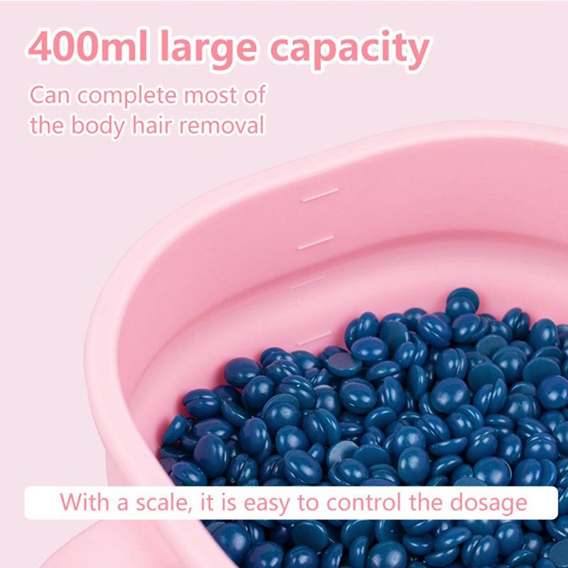 Foldable Silicone Wax Melting Machine With Portable Design And Easy Demold Feature For Home Hair Removal Waxing Beauty Care