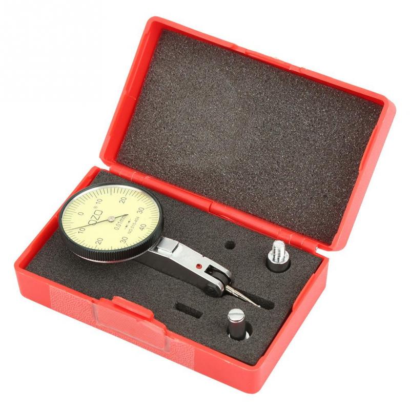 Dial Indicator Industrial for Plane Correction Workpiece Measurement Durable 38mm Small Size Dial Gauge Meter Tungsten Steel Lever Dial Indicator Dial Indicator Industrial for Plane Correction Workpiece Measurement Durable 38mm Small Size Dial Gauge Meter Tungsten Steel Lever Dial Indicator