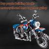 250 SZTUK Motocykl Vintage Kreatywny Mech Model Motocykla Klocki do Budowania Montaż DIY Zabawki Ozdoby Zestaw Prezent Chłopcy Dzieci Urodziny