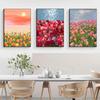 Modern Nordic Style Tulip Poster Canvas Paintings, Floral Landscape Wall Art Picture Posters