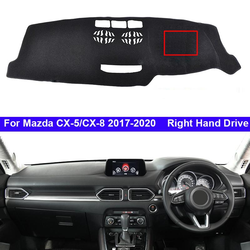 Car Inner Dashboard Cover For Mazda CX-5 CX-8 2017 2018 2019 2020 CX8 CX5 Auto Dash Mat Carpet Cape Sun Shade Dashmat Pad