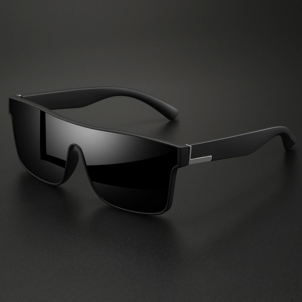 Classic Colorful Square Sports Sunglasses - One-Piece Lens, UV400 Unisex Comfort Fit for Cycling, Travel, Outdoor & Daily Use