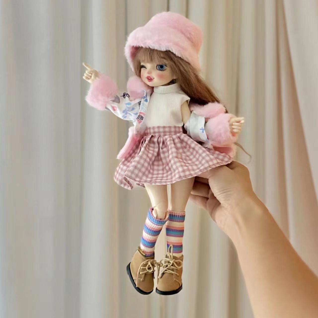 

30 см Одежда для куклы Переодевание одежды Милый Набор наряда для куклы BJD 1/6 Подарок для девочки Игрушка Аксессуары для куклы