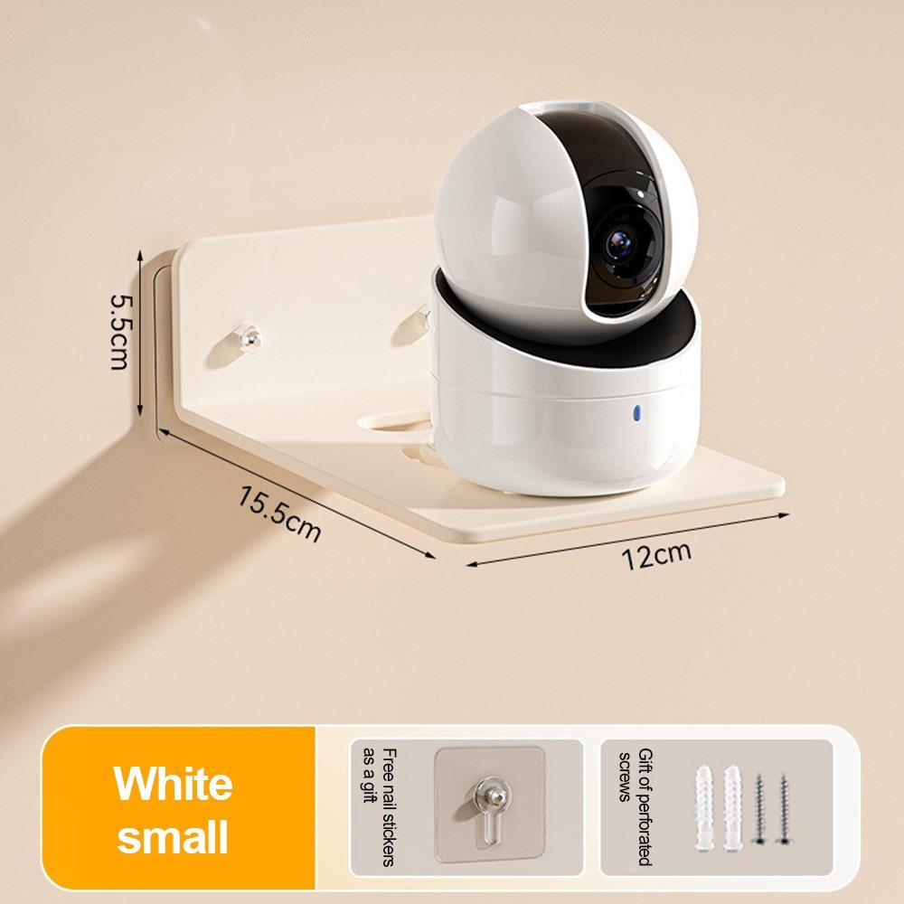 

Metal Router Storage Rack Wall Mounted Space-saving CCTV Monitoring Bracket Non-Drilling Design Projector Stand Indoor Outdoor