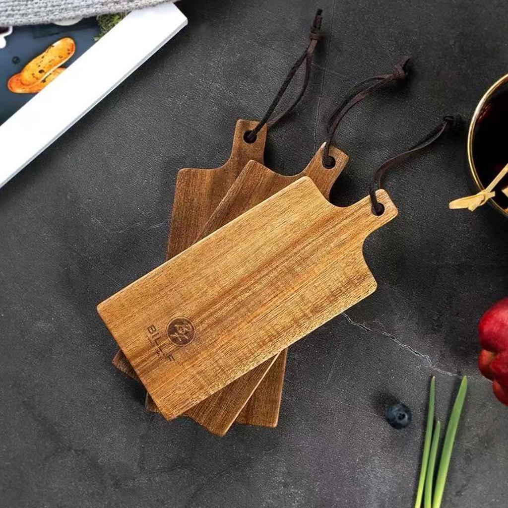 Set da 3 pezzi di mini tagliere lovewood, piatto da portata in legno per carne, tagliere per formaggi a forma di paletta, tagliere di servizio