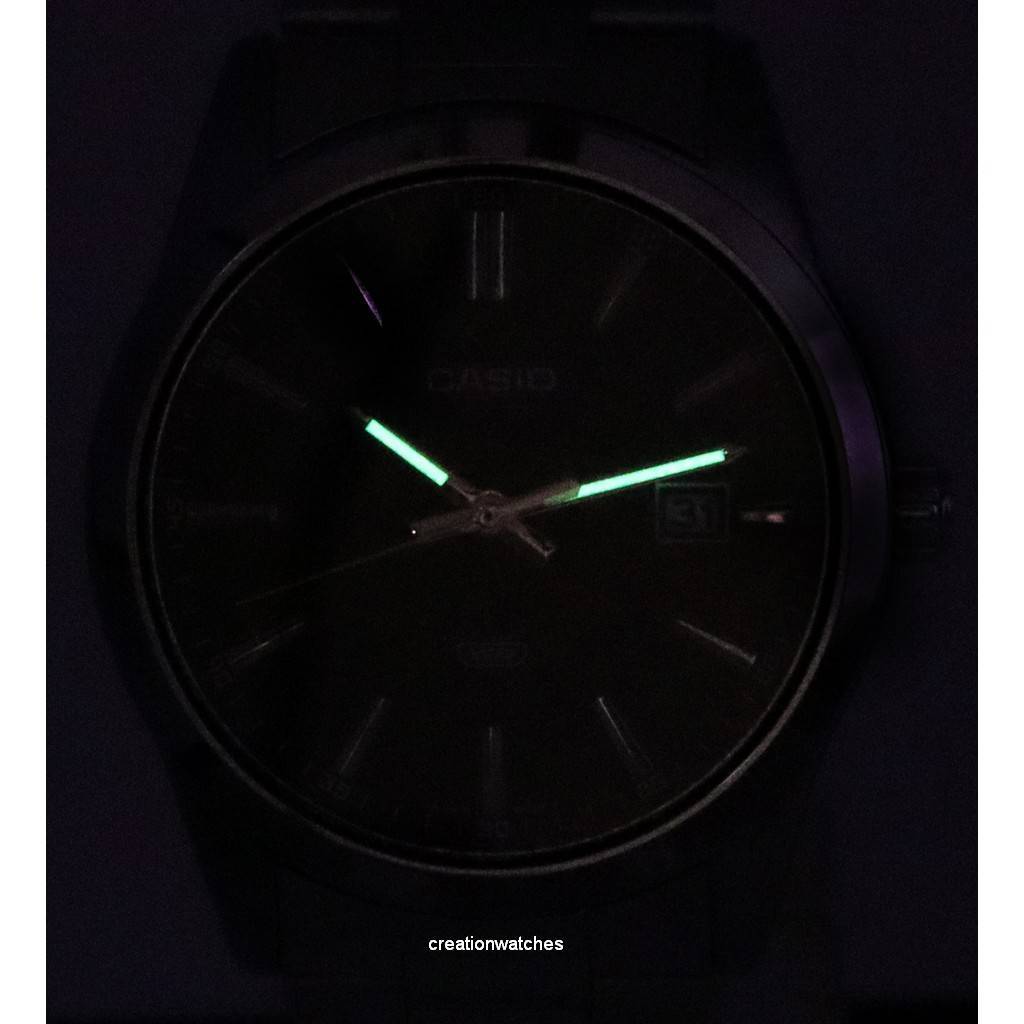 Casio Analog Stainless Steel Black Dial Quartz MTP-VD03D-1A MTPVD03D-1 Ceas Bărbați