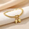 Love Heart Cross Knot Bracelet for Mother Day Gift