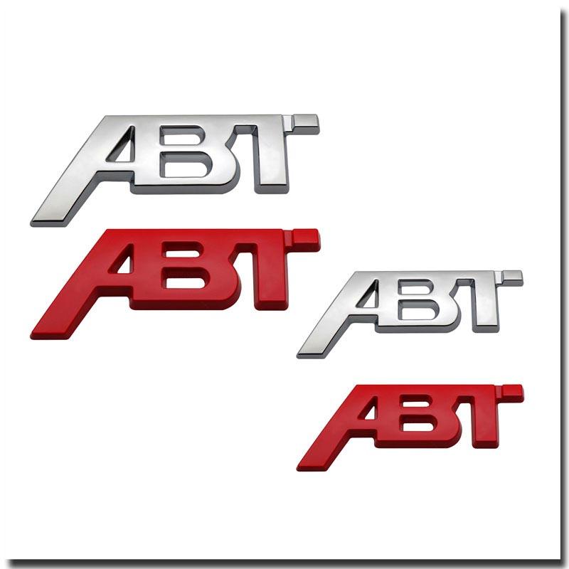 3D Metal ABT Car Trunk Sticker For Golf Polo Sagitar A3 A4 A5 A6 Intake Grille Decoration Accessories