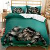 Tarantula Printing Bedding Set Microfiber 3D Print Black Brown Spider Comforter Cover Set Insect Theme Duvet Cover