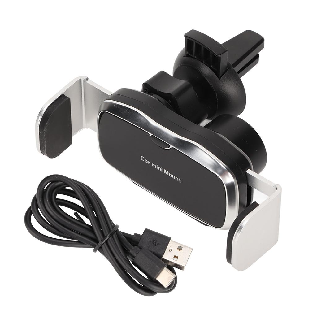 Electric Mobile Phone Holder Dual Recognition Stylish Rotatable Universal Car Phone Holder for Cars