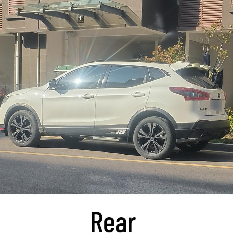 Nissan Qashqai Rear Spoiler Modification: No-Drill Painted Diffuser & Stabilizer Wing.