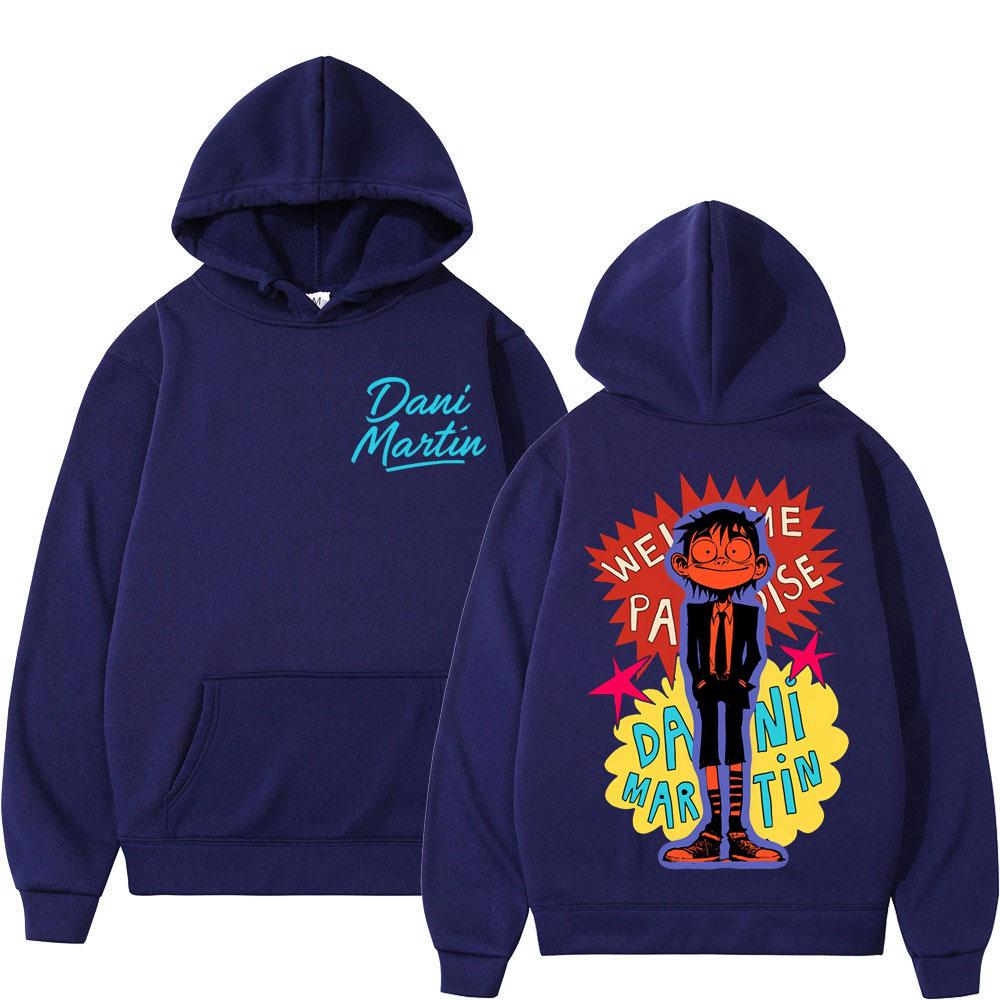 Singer Dani Martin Fashion Vintage Graphic Hoodie Men Women Harajuku Pullover Long Sleeves Sweatshirt Fan Gifts