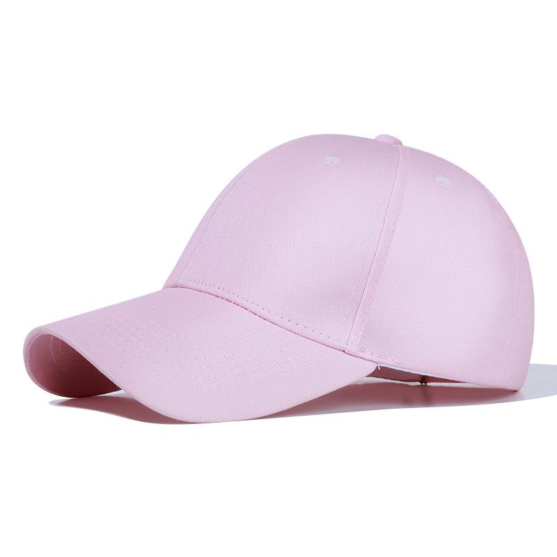 Solid color beef tendon lining pure cotton cap mesh cap sunscreen hat sunshade baseball cap men's and women's advertising caps can add LOGO