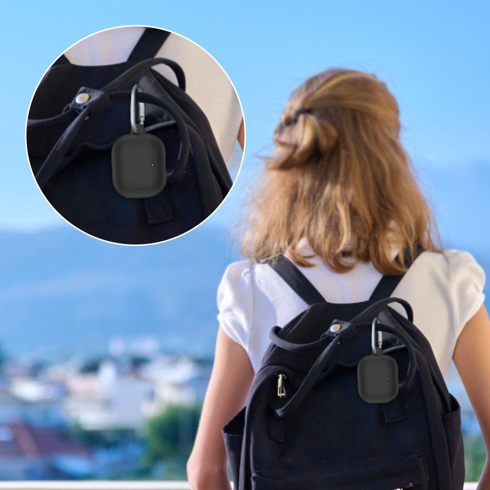 Silicone Earphone Case Shockproof With Keychain Protective Cover Anti-Scratch Protector Shell for TOZO Crystal Pods