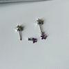Star Wand Zircon Studs Earrings Stylish Star Wand Zircon Earrings Ear Studs Accessory for Trendy Young Women