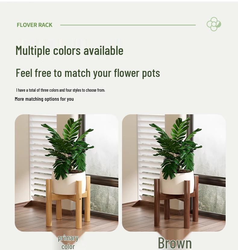 Cross-Shaped Plant Stand: Floor-standing Flower Shelf for Balcony or Living Room