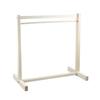 Doll Clothes Rack with Mini Hanger Wooden Girl Doll Garment Display Organizer Rack Dollhouse Clothing Wardrobe Furniture Accessories