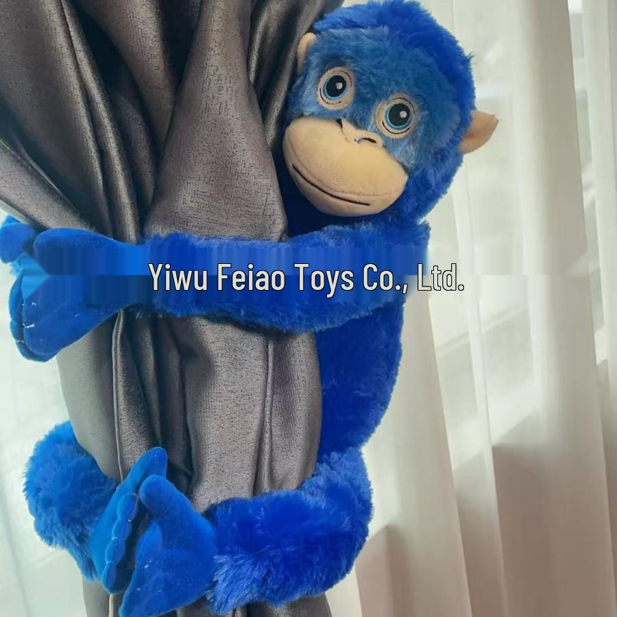 

Gorilla Plush Toy Long-Armed Monkey Curtain Tieback Hanging Doll 66 cm (0.37 kg) жёлтый