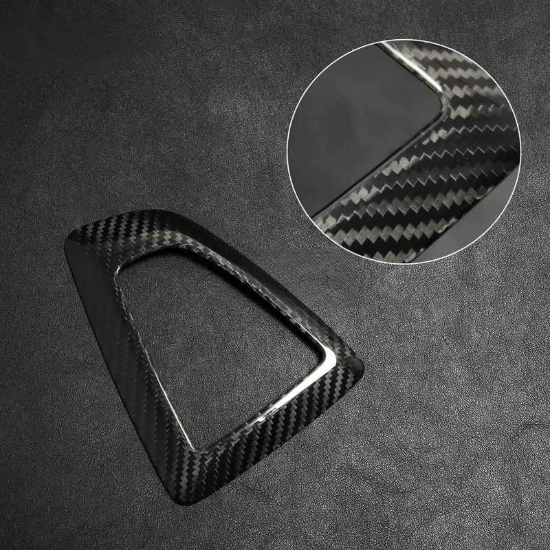 For BMW 1 2 3 4 Series F20 F22 F23 F30 F31 F34 GT F32 F33 Car Console Gear Shift Panel Real Carbon Fiber Cover Trim