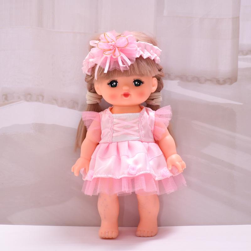 25cm Milu Tang Dynasty Doll Clothing Set - Changeable Top and Overalls