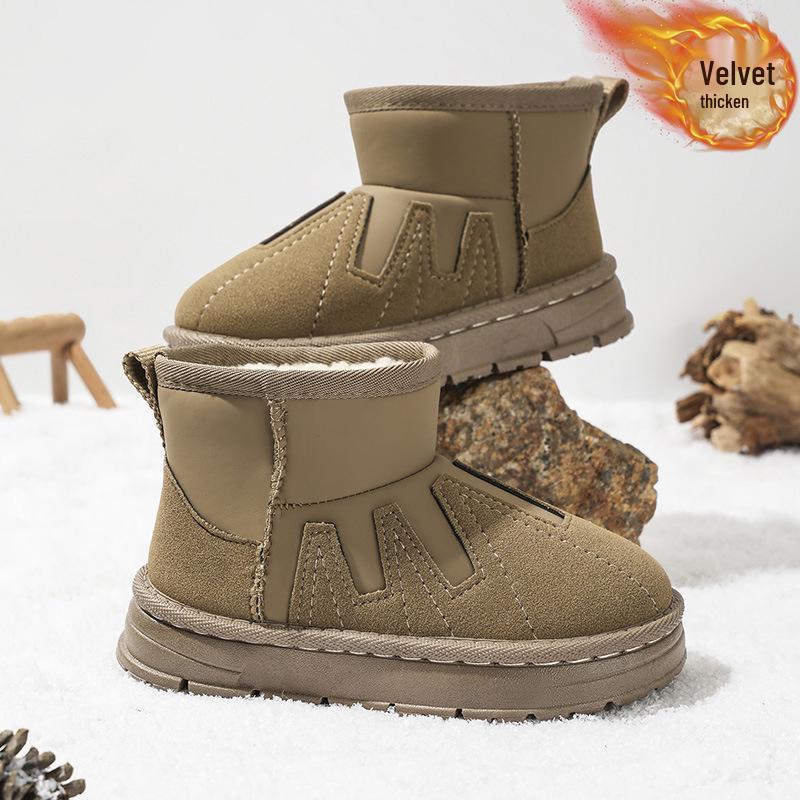 

2025 Girls Non-Slip Waterproof Snow Boots – New Winter Arrival, Thick and Warm Princess Cotton Design for Students 32