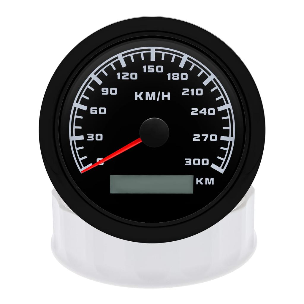 HD 7 Color Backlight Waterproof 300KM/H 85MM GPS Speedometer Gauge Universal Boat Car Odometer Speed Gauge WIth GPS Antenna