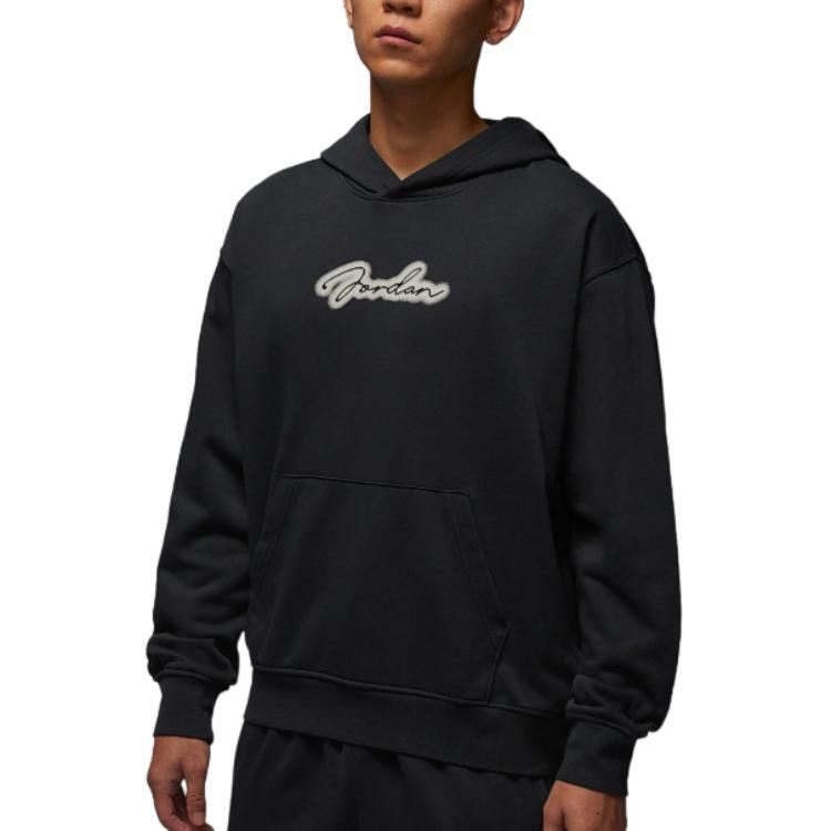 

Jordan Mvp Fw24 Вязаное худи с длинным рукавом для мужчин, черная толстовка HV9225045 L