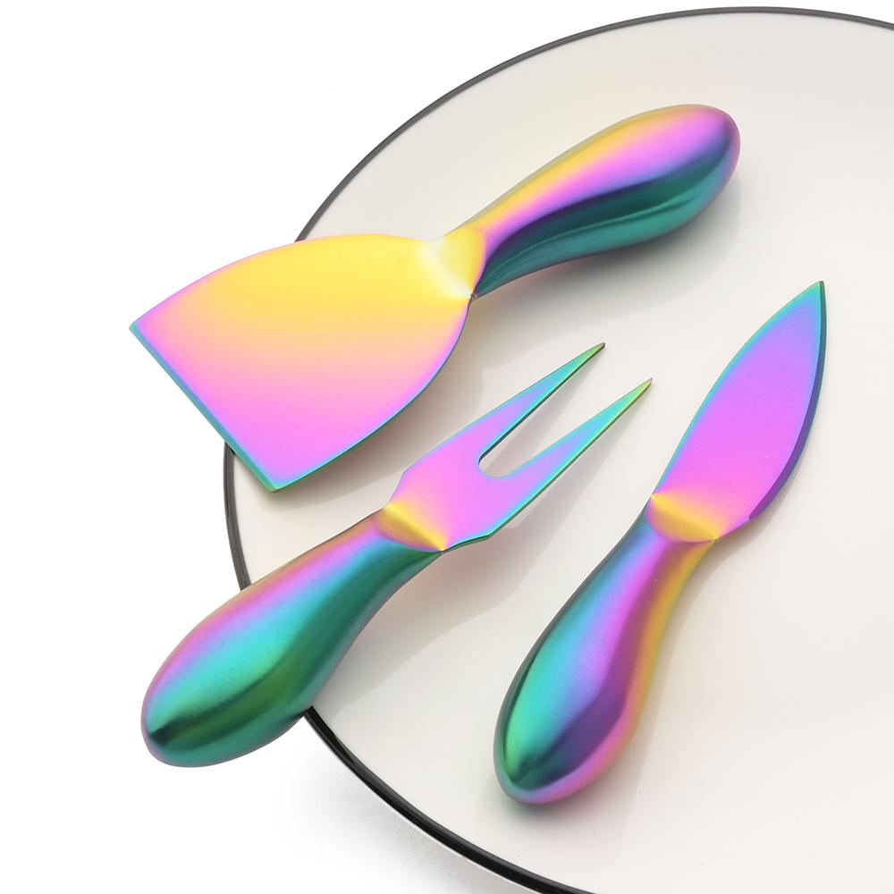 4Pcs Cheese Cutter Knife Slicer Kit Mini Knife ForK Stainless Steel Cutlery Butter Spatula Tools Kitchen Cheese Knives Set