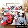 3D Print Anime Lycoris Recoil Comfortable Duvet Quilt Cover Pillowcase Bedding Set Children Bedroom Decoration Home Textile